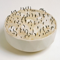 Joulupuuro / Christmas Porridge, 2003 (candles, casserole dish) 