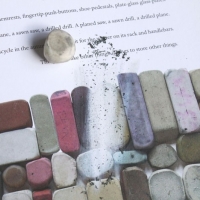 Pictures and Images - Erasing Erasers, 2010 (mixed media)