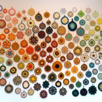 Herbaario (pannulaput kirpputoreilta) / Herbarium (pot holders from fleamarkets), 2025